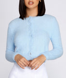 Get A Clue Fuzzy Cardigan