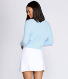 Get A Clue Fuzzy Cardigan