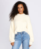 Fabulously Fuzzy Cropped Sweater