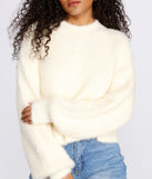 Fabulously Fuzzy Cropped Sweater