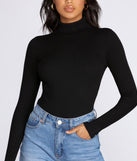 With fun and flirty details, Keep It Cozy Turtleneck Sweater Bodysuit shows off your unique style for a trendy outfit for the summer season!