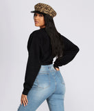 Cutie In A Cropped Cardigan