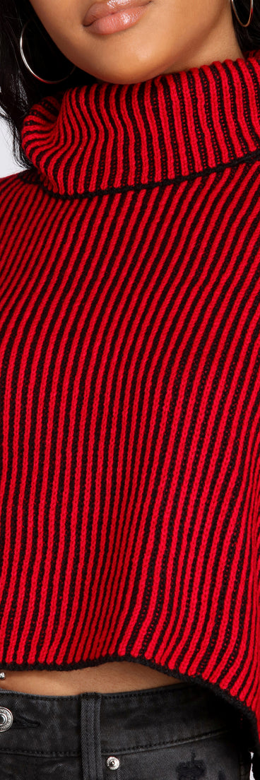 Throw It Back Ribbed Sweater