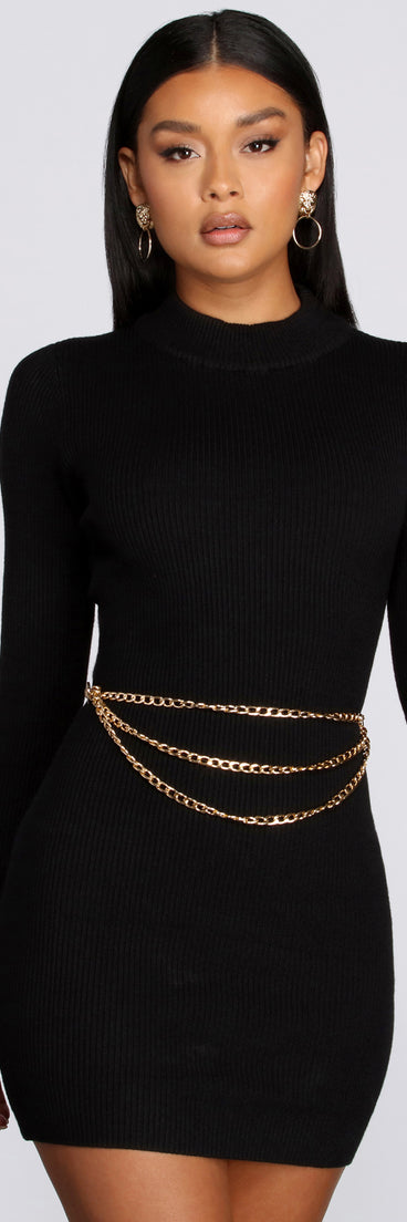 Chic Chain Detail Tunic