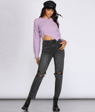 De-stress Knit Crop Top