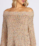 Comfy Confetti Knit Sweater