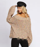Comfy Confetti Knit Sweater