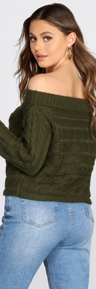 With fun and flirty details, Knits A Look Off Shoulder Sweater shows off your unique style for a trendy outfit for the summer season!