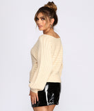 With fun and flirty details, Ur Fav Cable Braid Sweater shows off your unique style for a trendy outfit for the summer season!