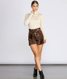 Ribbed Knit Turtleneck Top