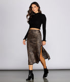 Ruffle Edge Mock Neck Sweater