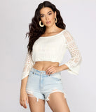 Crochet Queen Off The Shoulder Crop Top is a trendy pick to create 2023 festival outfits, festival dresses, outfits for concerts or raves, and complete your best party outfits!