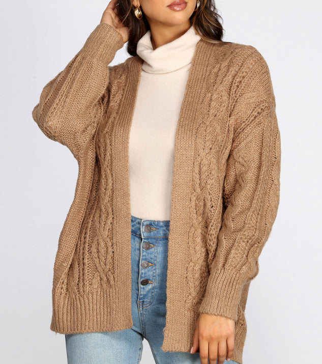 未開封♡herlipto Layered Cable Knit Cardigan 未開封♡herlipto Layered Cable Knit Cardigan Layered Cable