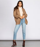 Layered Cutie Cable Knit Cardigan