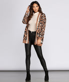 Cozy Leopard Print Caridgan for 2022 festival outfits, festival dress, outfits for raves, concert outfits, and/or club outfits