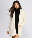 Sweet And Cozy Oversized Cardigan