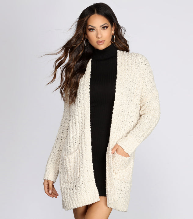 Sweet And Cozy Oversized Cardigan