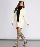 Sweet And Cozy Oversized Cardigan