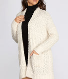 Sweet And Cozy Oversized Cardigan