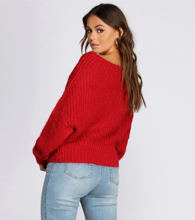 Off The Shoulder Cozy Sweater