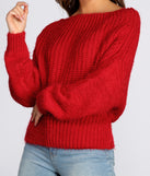 Off The Shoulder Cozy Sweater