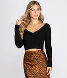 Just My Type Ribbed Knit Sweater