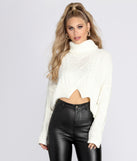 Cozy Vibes Cable Knit Sweater