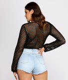 With fun and flirty details, Bohemian Crochet Bell Sleeve Bodysuit shows off your unique style for a trendy outfit for the summer season!