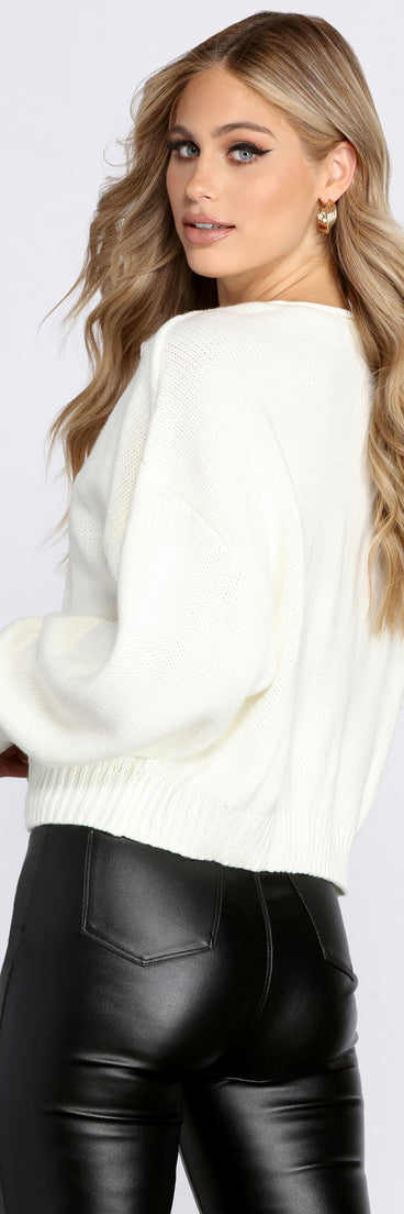 Long Sleeve Round Neck Sweater