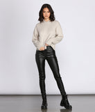 Cable Knit Sleeve Hoodie