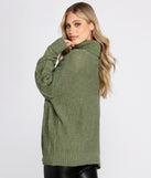 Oversized Cable Knit Sweater