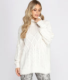 Oversized Cable Knit Sweater