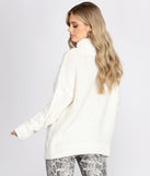 Oversized Cable Knit Sweater