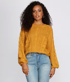 Cable Knit Cutie Sweater