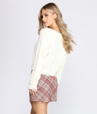 Cozy Distressed Cropped Sweater