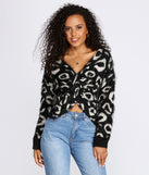 A Little Wild Twist Leopard Sweater for 2022 festival outfits, festival dress, outfits for raves, concert outfits, and/or club outfits