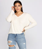 With fun and flirty details, Right Time, Right Place Chenille Sweater shows off your unique style for a trendy outfit for the summer season!