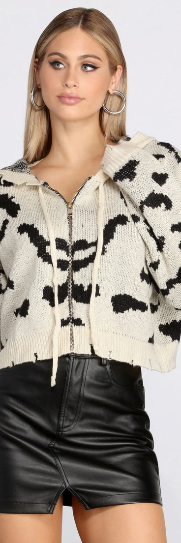 Lovin' The Leopard Print Hoodie for 2022 festival outfits, festival dress, outfits for raves, concert outfits, and/or club outfits