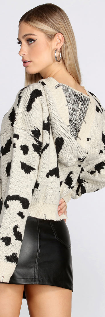 Lovin' The Leopard Print Hoodie for 2022 festival outfits, festival dress, outfits for raves, concert outfits, and/or club outfits