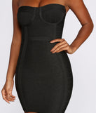 Glitter Gal Bandage Mini Dress is a trendy pick to create 2023 festival outfits, festival dresses, outfits for concerts or raves, and complete your best party outfits!