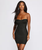 Glitter Gal Bandage Mini Dress is a trendy pick to create 2023 festival outfits, festival dresses, outfits for concerts or raves, and complete your best party outfits!