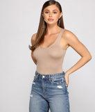 With fun and flirty details, Lace-Up Chic Sleeveless Bodysuit shows off your unique style for a trendy outfit for the summer season!