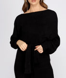 Cozy Up Dolman Sleeve Sweater Dress