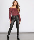 All About The Fuzz Knit Sweater