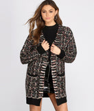 Confetti Knit Oversized Cardigan