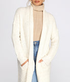 Major Cozy Vibes Long Cardigan