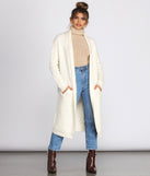 Major Cozy Vibes Long Cardigan