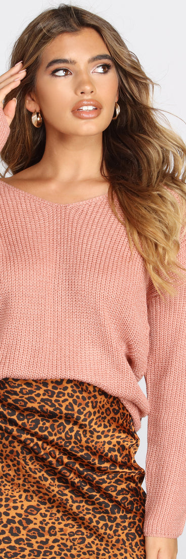 Must Have Knot Back Sweater