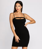Cut The Drama Mini Dress helps create the best bachelorette party outfit or the bride's sultry bachelorette dress for a look that slays!