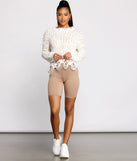 With fun and flirty details, Issa Celebration Confetti Knit Distressed Sweater shows off your unique style for a trendy outfit for the summer season!